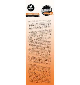 STUDIOLIGHT STUDIOLIGHT GRUNGE COLLECTION MUSIC SHEET CLEAR STAMP