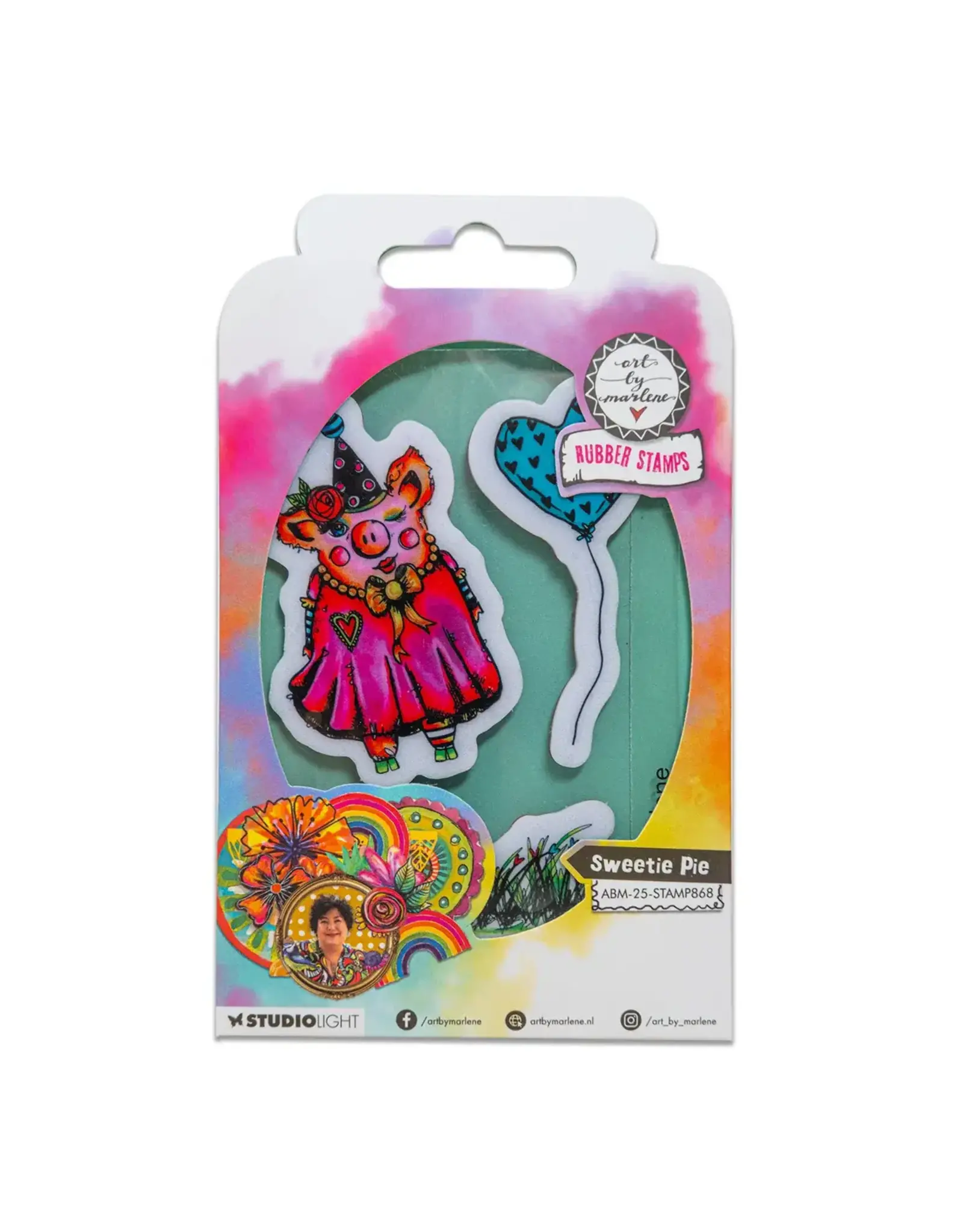 STUDIOLIGHT STUDIOLIGHT ART BY MARLENE SWEETIE PIE CLING STAMP SET