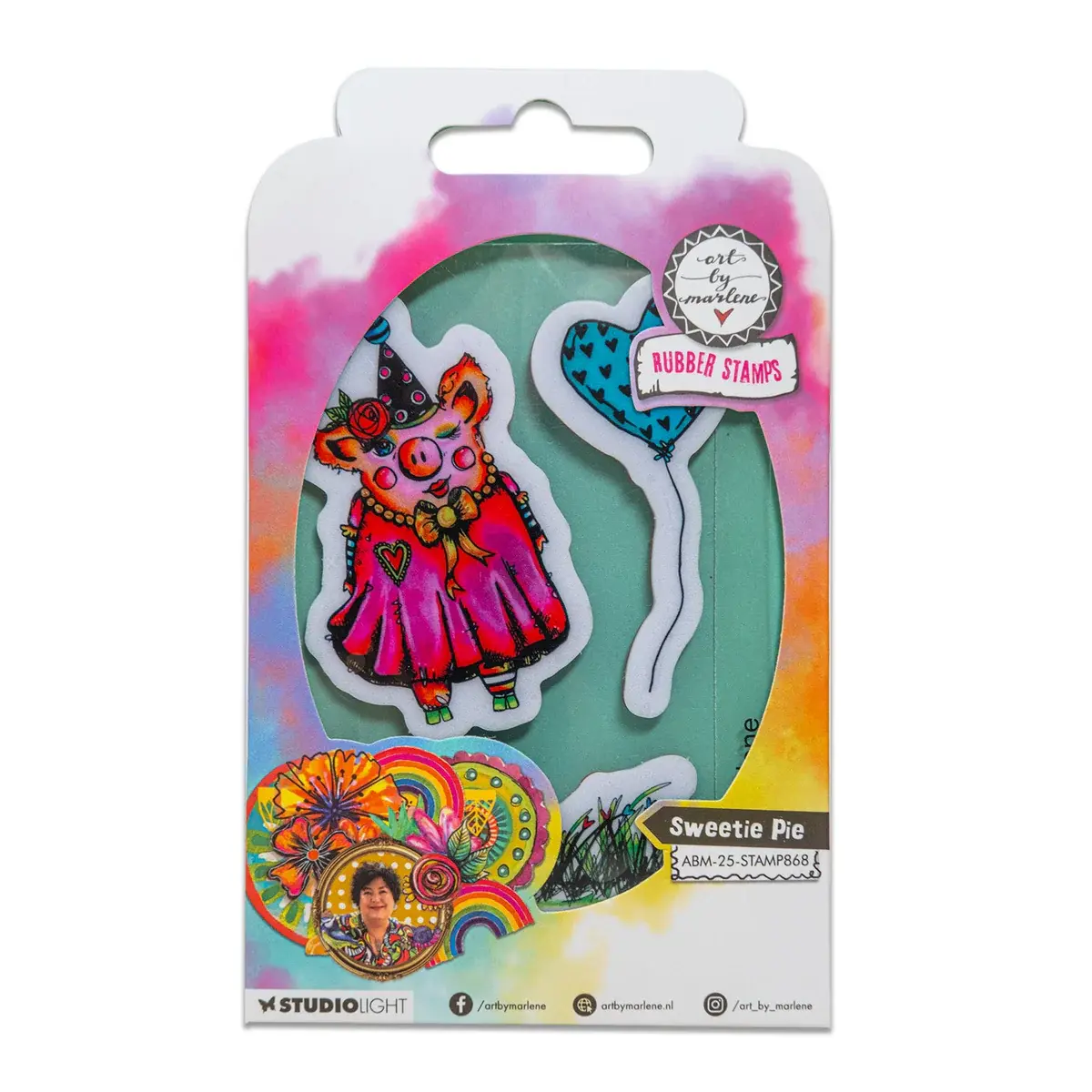 STUDIOLIGHT STUDIOLIGHT ART BY MARLENE SWEETIE PIE CLING STAMP SET
