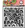 STUDIOLIGHT STUDIOLIGHT ART BY MARLENE DECO WAVES 8x8 MASKS STENCIL