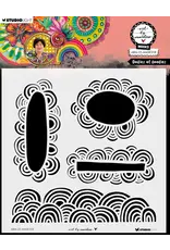 STUDIOLIGHT STUDIOLIGHT ART BY MARLENE OODLES OF DOODLES 8x8 MASKS STENCIL STUDIOLIGHT STUDIOLIGHT ART BY MARLENE OODLES OF DOODLES 8x8 MASKS STENCIL