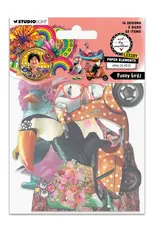 STUDIOLIGHT STUDIOLIGHT ART BY MARLENE FUNNY BIRDS PAPER ELEMENTS