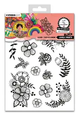 STUDIOLIGHT STUDIOLIGHT ART BY MARLENE LOVELY PRINTS BLACK RUB-ON TRANSFERS