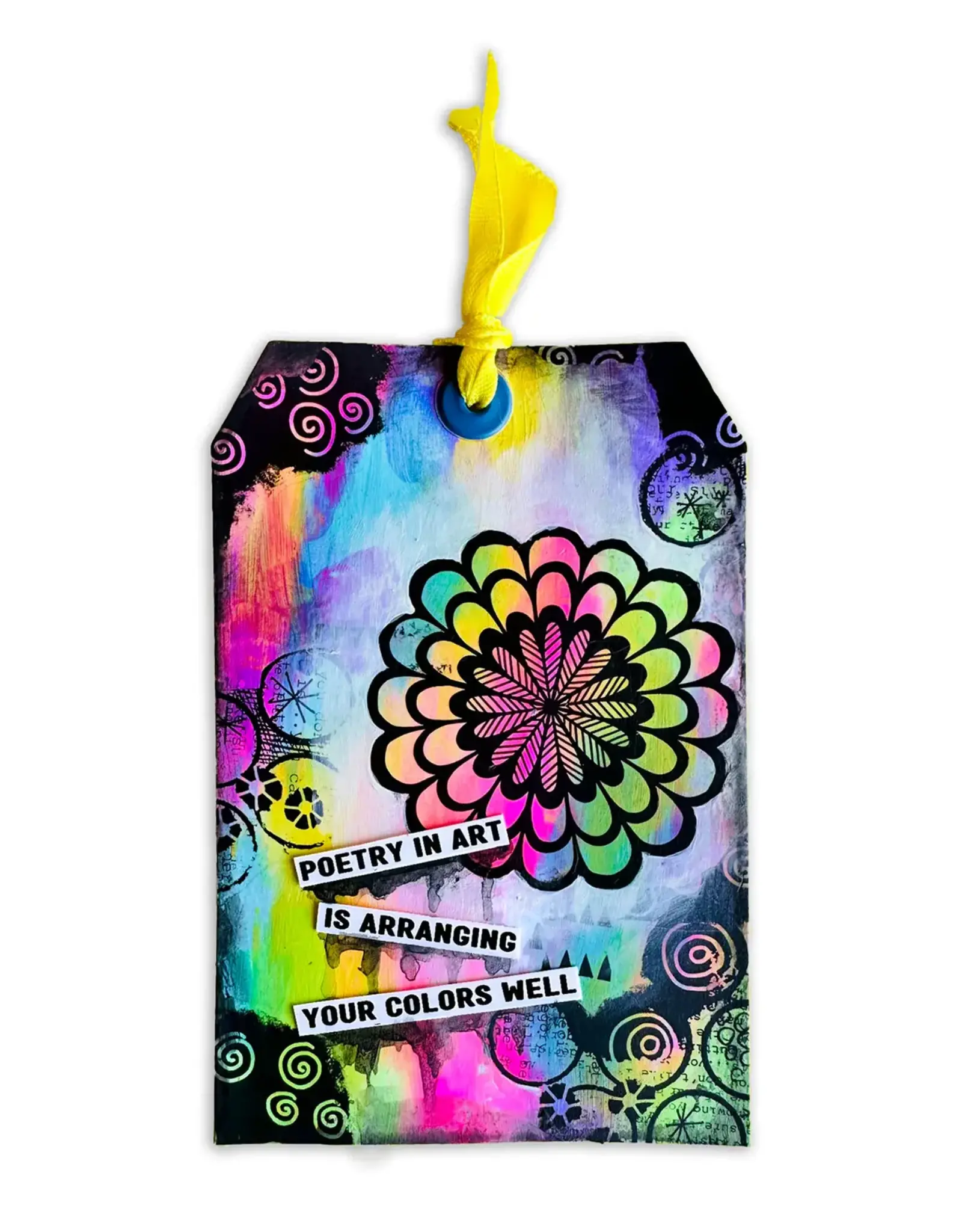 STUDIOLIGHT STUDIOLIGHT ART BY MARLENE LOVELY PRINTS BLACK RUB-ON TRANSFERS