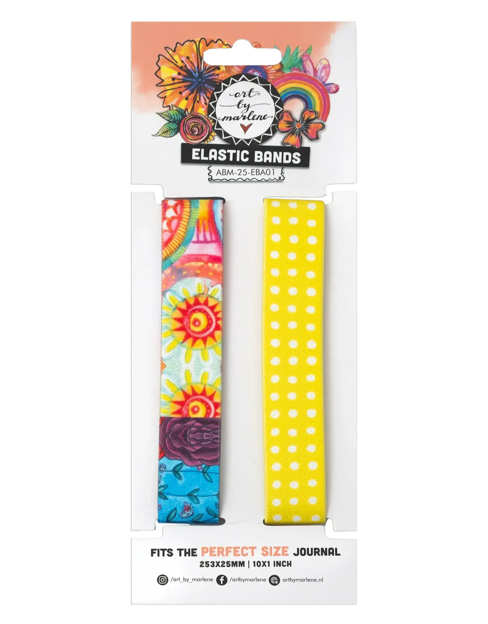 STUDIOLIGHT STUDIOLIGHT ART BY MARLENE ELASTIC BANDS FOR PERFECT SIZE JOURNAL 2/PK