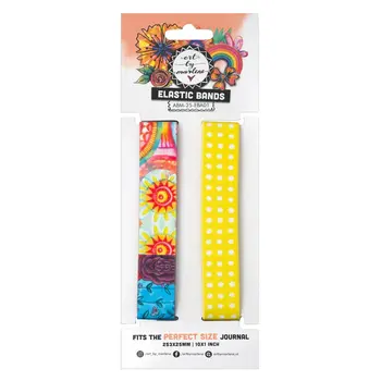 STUDIOLIGHT STUDIOLIGHT ART BY MARLENE ELASTIC BANDS FOR PERFECT SIZE JOURNAL 2/PK