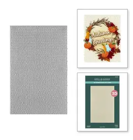 SPELLBINDERS SPELLBINDERS SUZANNE HUE TEXTURE & FOLIAGE COLLECTION DIMPLED 3D EMBOSSING FOLDER