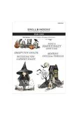 SPELLBINDERS SPELLBINDERS SIMPLY MADE COLLECTION STAY SPOOKY RUB-ON TRANSFERS