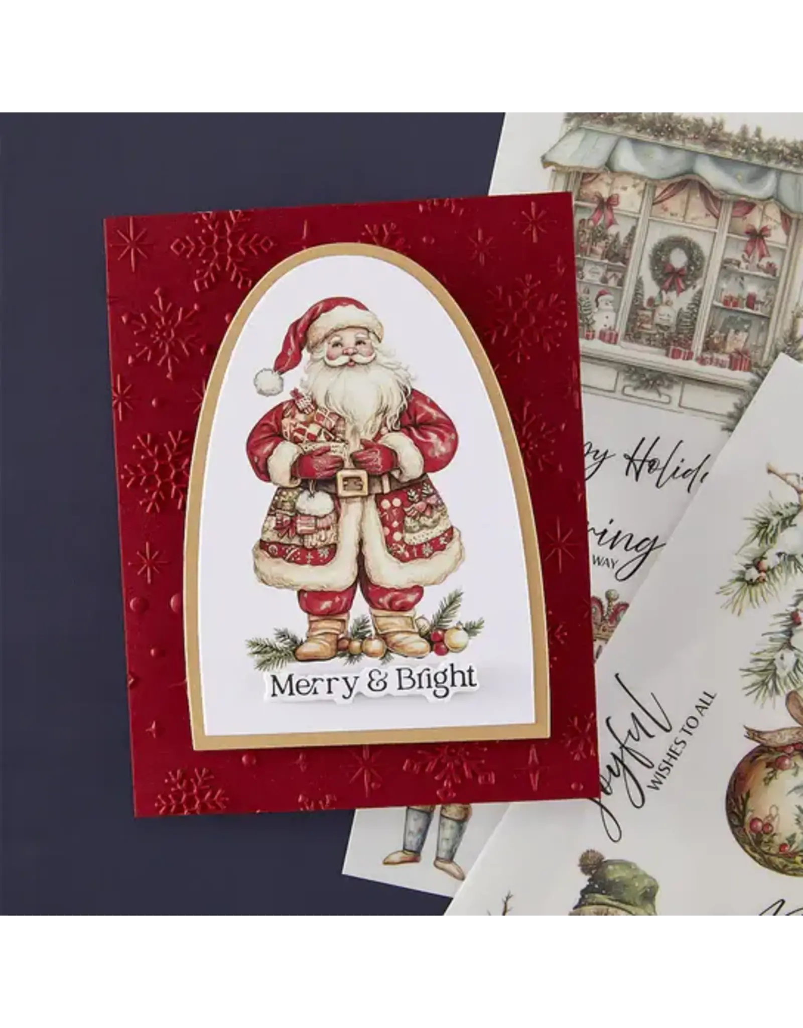 SPELLBINDERS SPELLBINDERS SIMPLY MADE COLLECTION JOYFUL WISHES RUB-ON TRANSFERS