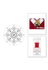 SPELLBINDERS SPELLBINDERS HOLIDAY MAGIC COLLECTION SNOWFLAKE MINI 3D WAX SEAL