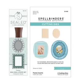 SPELLBINDERS SPELLBINDERS HOLIDAY MAGIC COLLECTION WAX SEAL STAMP AND DIE BUNDLE