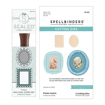 SPELLBINDERS SPELLBINDERS HOLIDAY MAGIC COLLECTION WAX SEAL STAMP AND DIE BUNDLE
