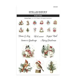 SPELLBINDERS SPELLBINDERS HOLIDAY MAGIC COLLECTION HOLIDAY MAGIC RUB-ON TRANSFERS