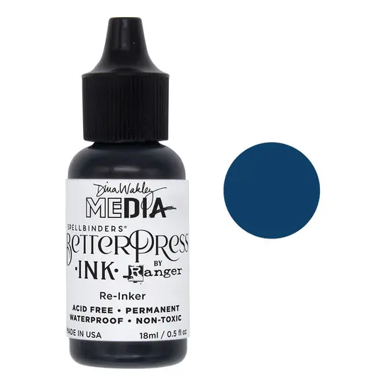SPELLBINDERS SPELLBINDERS BETTERPRESS DINA WAKLEY SAPPHIRE REINKER 0.5oz