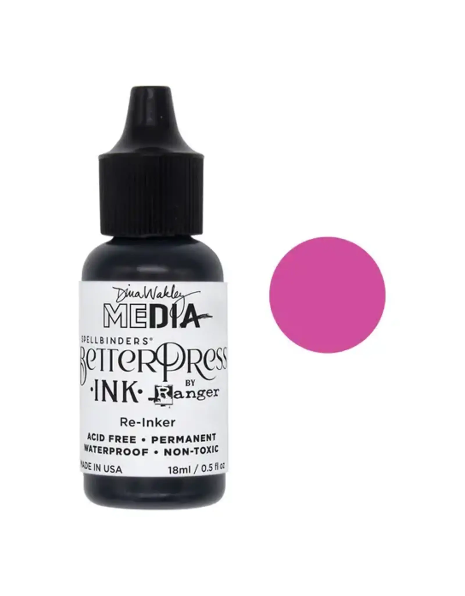 SPELLBINDERS SPELLBINDERS BETTERPRESS DINA WAKLEY MAGENTA REINKER 0.5oz