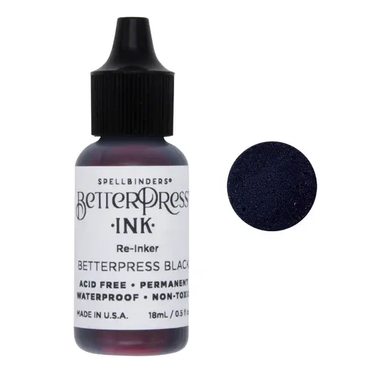 SPELLBINDERS SPELLBINDERS BETTERPRESS BLACK RE-INKER