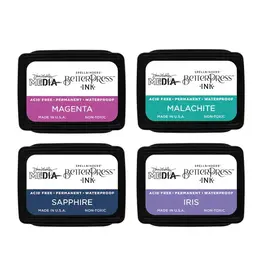 SPELLBINDERS SPELLBINDERS BETTERPRESS DINA WAKLEY HAPPY INK MINI SET 4/PK