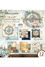 MEMORY-PLACE MEMORY-PLACE SAIL AWAY 12x12 COLLECTION PACK 12 SHEETS