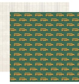 CARTA BELLA CARTA BELLA BACK TO SCHOOL SCHOOL BUSES 12x12 CARDSTOCK