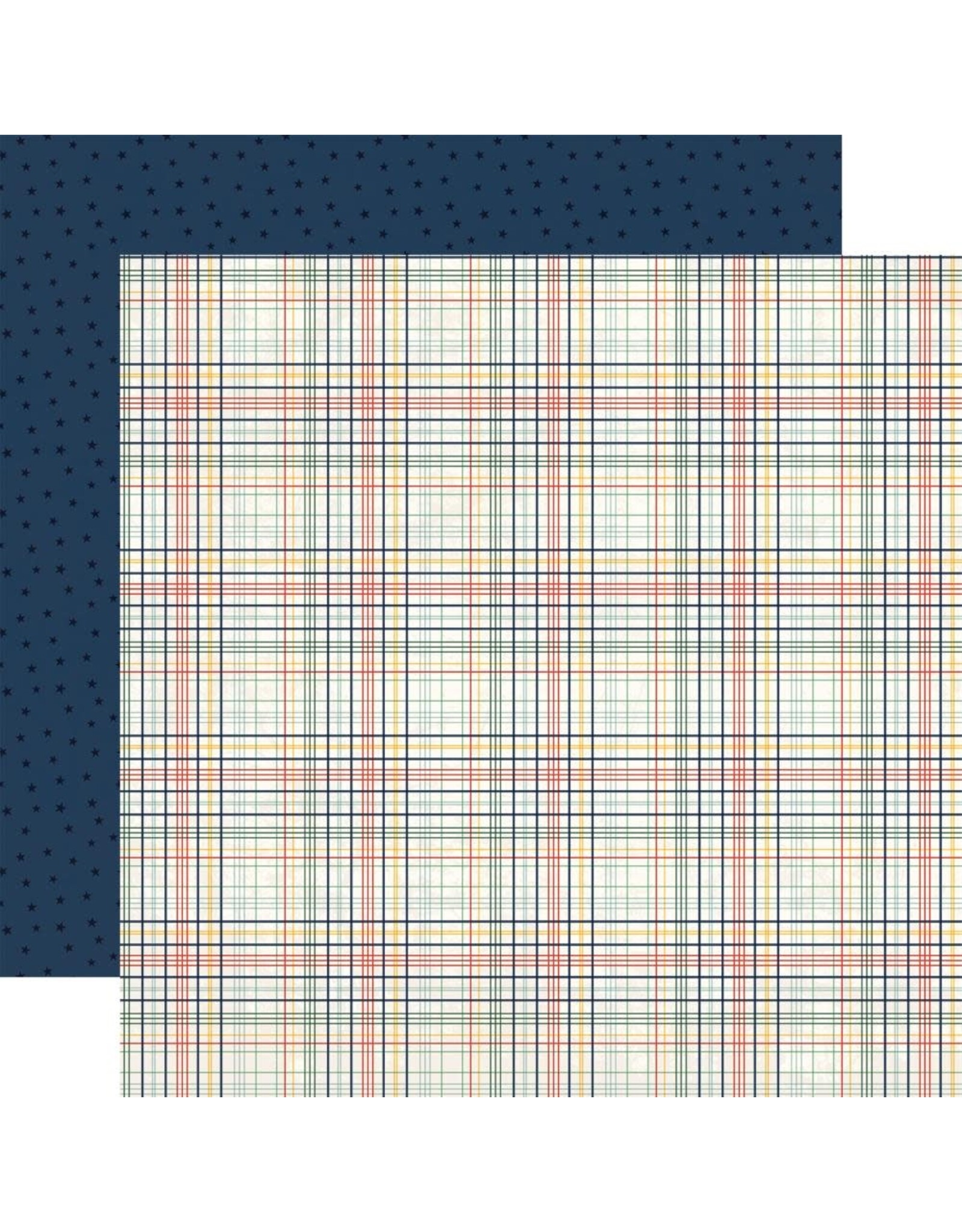 CARTA BELLA CARTA BELLA BACK TO SCHOOL ABC PLAID 12x12 CARDSTOCK