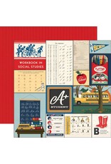 CARTA BELLA CARTA BELLA BACK TO SCHOOL MULTI JOURNALING CARDS 12x12 CARDSTOCK