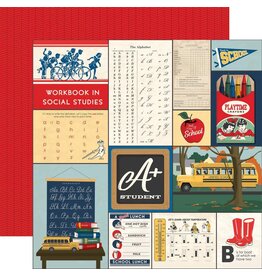 CARTA BELLA CARTA BELLA BACK TO SCHOOL MULTI JOURNALING CARDS 12x12 CARDSTOCK