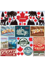 REMINISCE REMINISCE THE GREAT NORTH 12x12 DIE CUT STICKERS