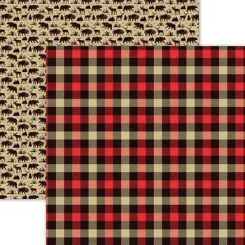 DESIGNS BY REMINISCE REMINISCE THE GREAT NORTH WHISTLER WEAVE 12x12 CARDSTOCK