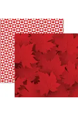 REMINISCE REMINISCE THE GREAT NORTH MAPLE LEAF MOTIF 12x12 CARDSTOCK