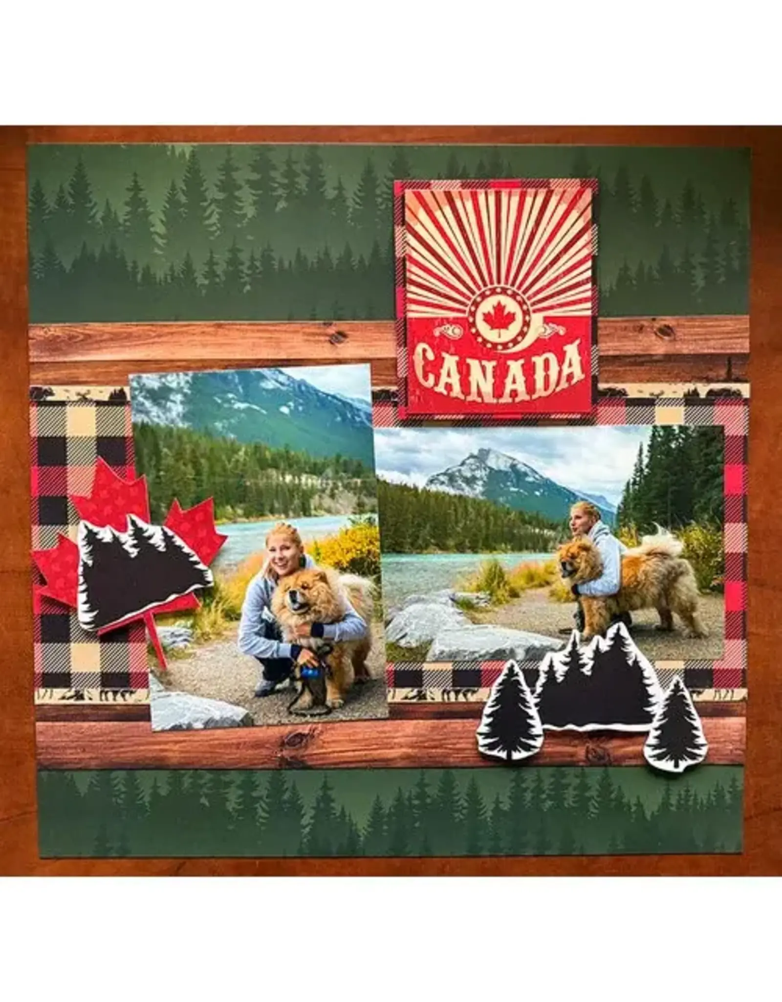 REMINISCE REMINISCE THE GREAT NORTH CABIN FEVER 12x12 CARDSTOCK