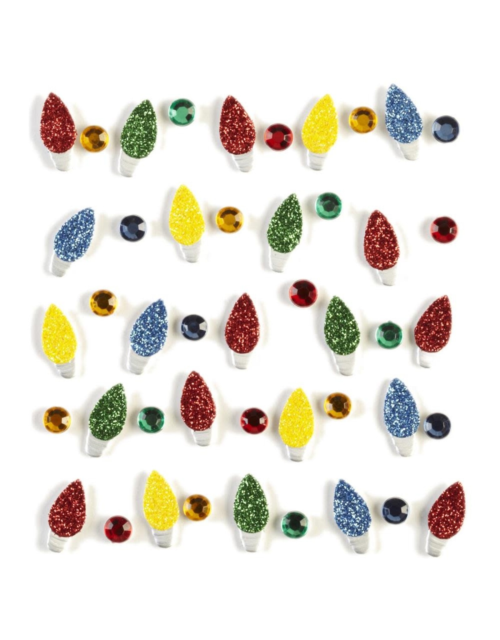 JOLEE’S JOLEES 3D CHRISTMAS LIGHT REPEATS STICKERS