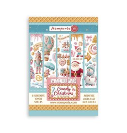 STAMPERIA STAMPERIA CANDY CHRISTMAS A5 WASHI PAD