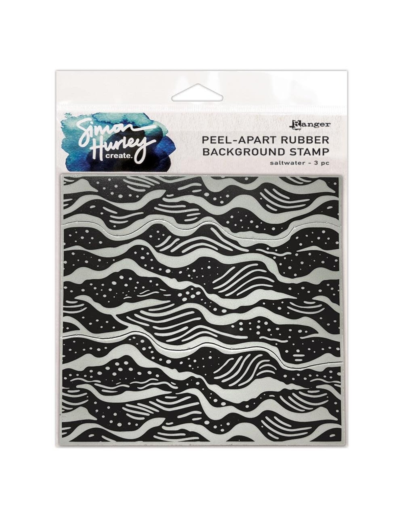 RANGER RANGER SIMON HURLEY CREATE SALTWATER 6x6 CLING STAMP SET