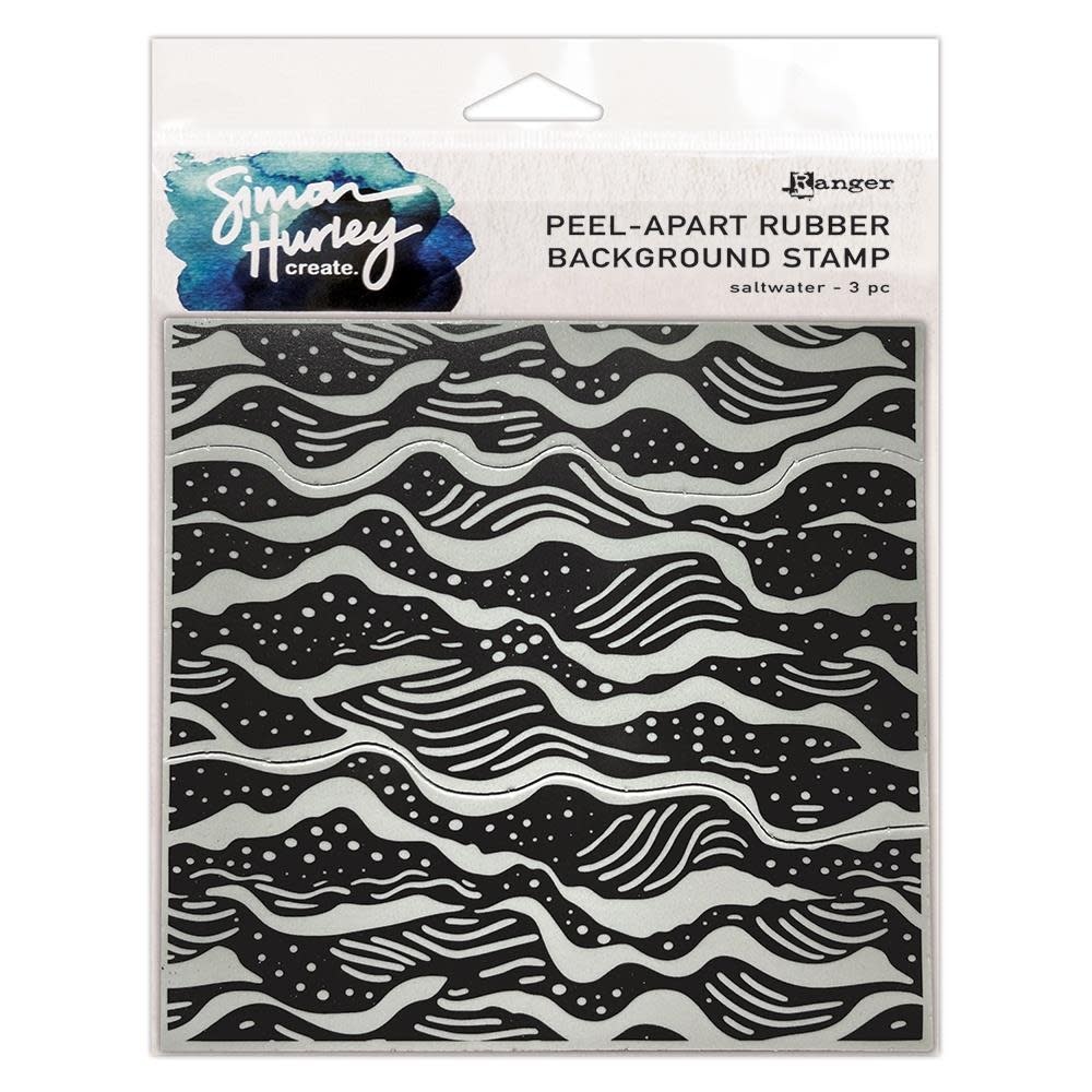 RANGER RANGER SIMON HURLEY CREATE SALTWATER 6x6 CLING STAMP SET