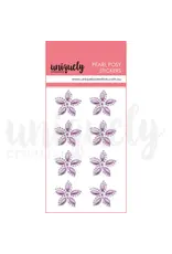 UNIQUELY CREATIVE UNIQUELY CREATIVE PURPLE PEARL POSY STICKERS