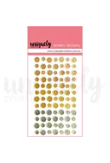 UNIQUELY CREATIVE UNIQUELY CREATIVE MIXED METALS SPARKLY STICKERS