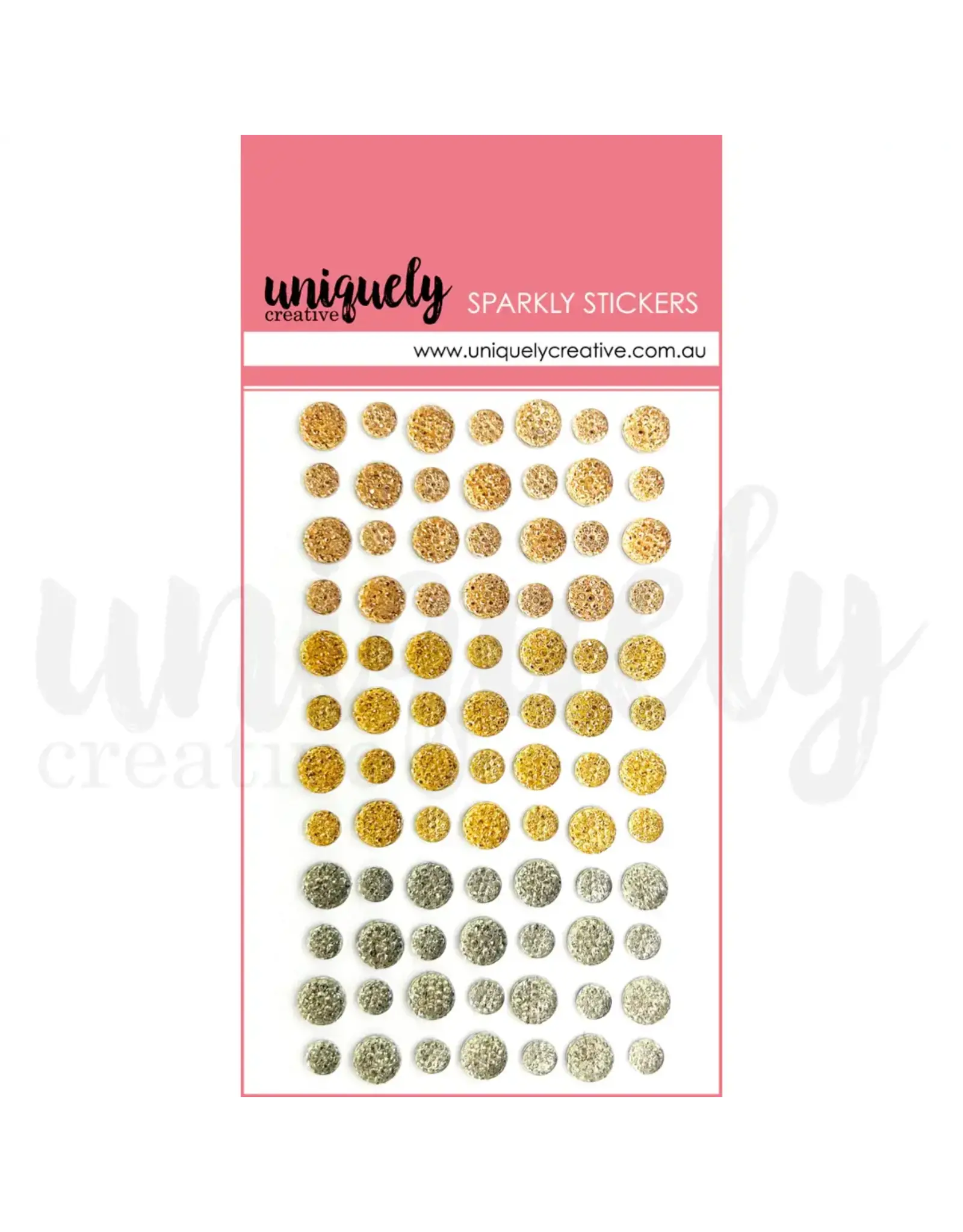 UNIQUELY CREATIVE UNIQUELY CREATIVE MIXED METALS SPARKLY STICKERS