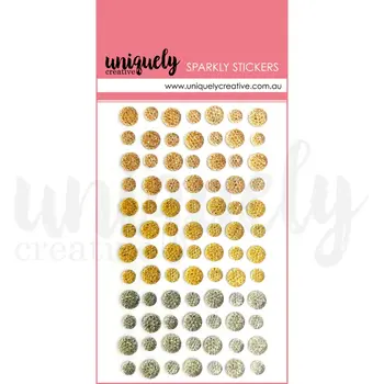 UNIQUELY CREATIVE UNIQUELY CREATIVE MIXED METALS SPARKLY STICKERS