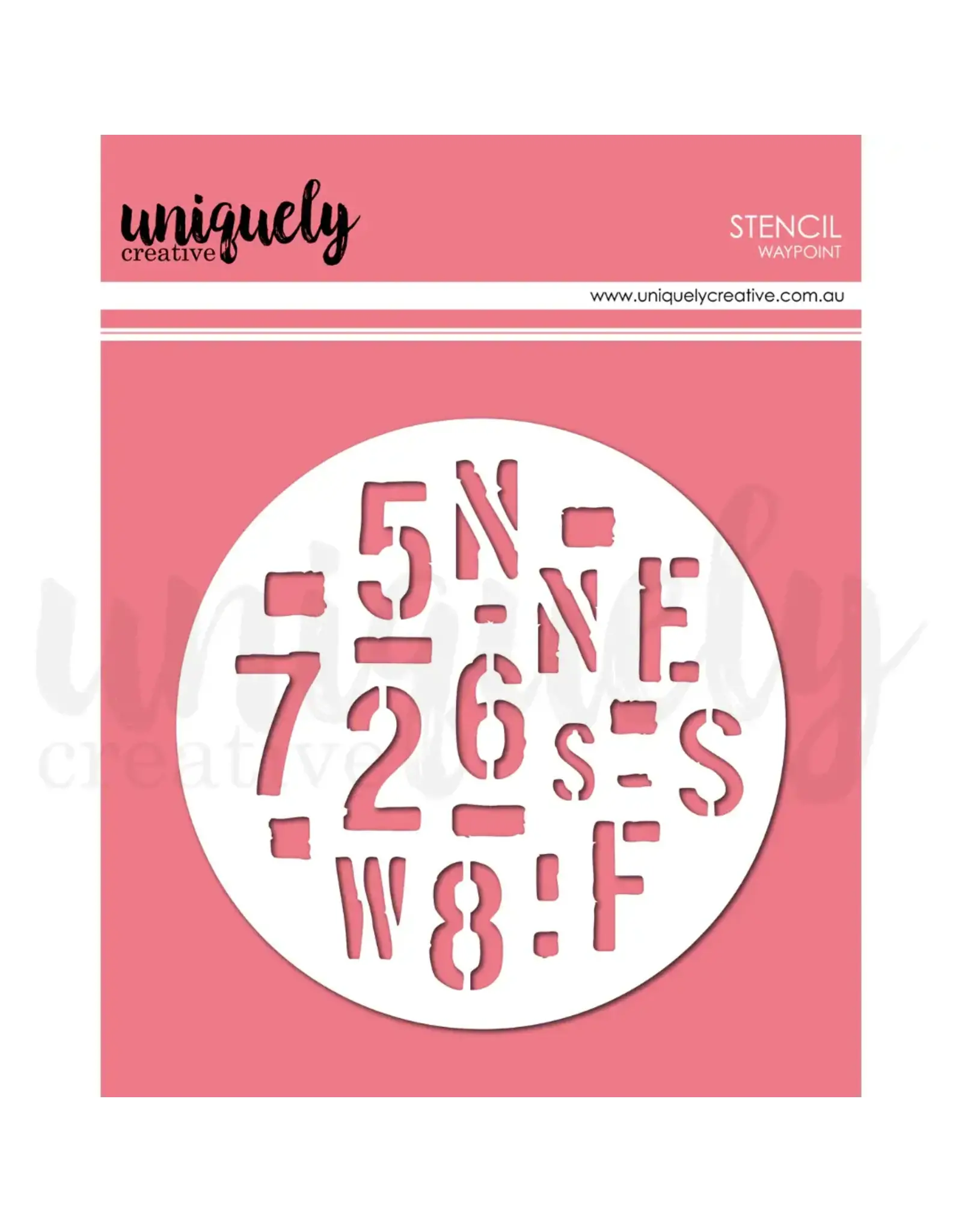 UNIQUELY CREATIVE UNIQUELY CREATIVE WAYPOINT STENCIL