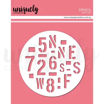 UNIQUELY CREATIVE UNIQUELY CREATIVE WAYPOINT STENCIL
