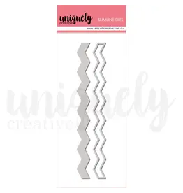 UNIQUELY CREATIVE UNIQUELY CREATIVE SLIMLINE CHEVRON STRIP DIE SET