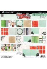 49 AND MARKET 49 AND MARKET MISTLETOE AND MEMORIES 12x12 COLLECTION PACK