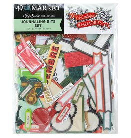 49 AND MARKET 49 AND MARKET MISTLETOE AND MEMORIES JOURNALING DIE-CUTS 123/PK