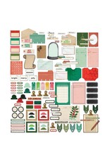 49 AND MARKET 49 AND MARKET MISTLETOE AND MEMORIES JOURNALING DIE-CUTS 123/PK