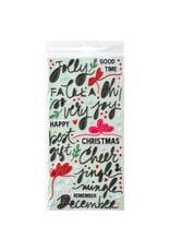 49 AND MARKET 49 AND MARKET MISTLETOE AND MEMORIES PUFFY STICKERS