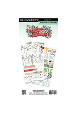 49 AND MARKET 49 AND MARKET MISTLETOE AND MEMORIES ESSENTIAL 6x12 RUB-ON TRANSFER SET 3/PK