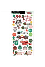 49 AND MARKET 49 AND MARKET MISTLETOE AND MEMORIES 6x12 CHIPBOARD STICKERS