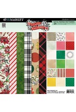 49 AND MARKET 49 AND MARKET MISTLETOE AND MEMORIES 12x12 PAPER PAD