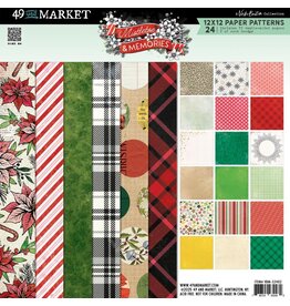 49 AND MARKET 49 AND MARKET MISTLETOE AND MEMORIES 12x12 PAPER PAD