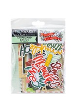 49 AND MARKET 49 AND MARKET MISTLETOE AND MEMORIES CHIPBOARD BASICS SET 55 PIECES